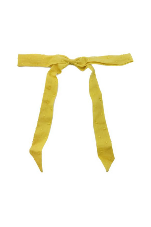 RIBBON BOW, MISTED YELLOW