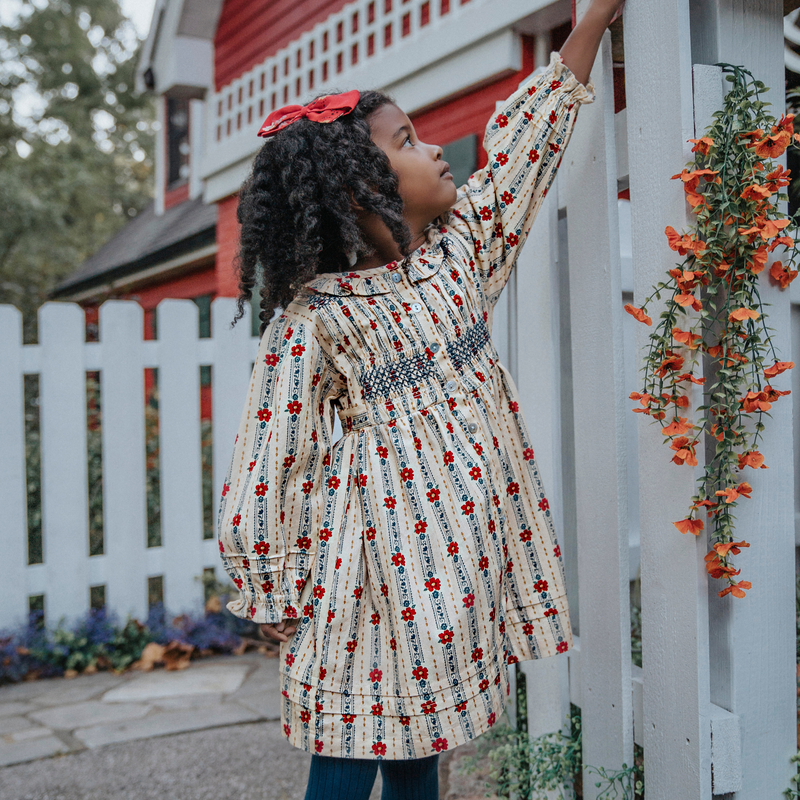 ROXY DRESS, ANTIQUE WALLPAPER