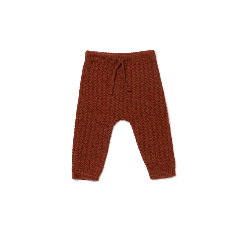 Concord Knit Pants, Chestnut