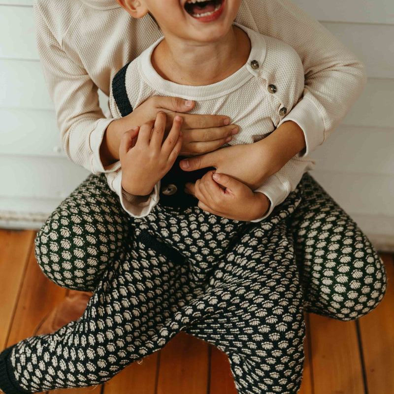 ACORN JUMPER, CYPRESS AND CREAM