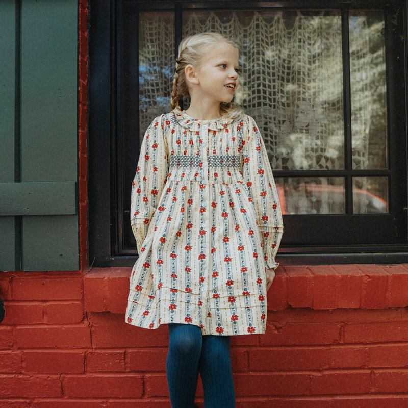 ROXY DRESS, ANTIQUE WALLPAPER