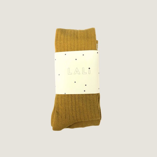 COTTON TIGHTS, MUSTARD