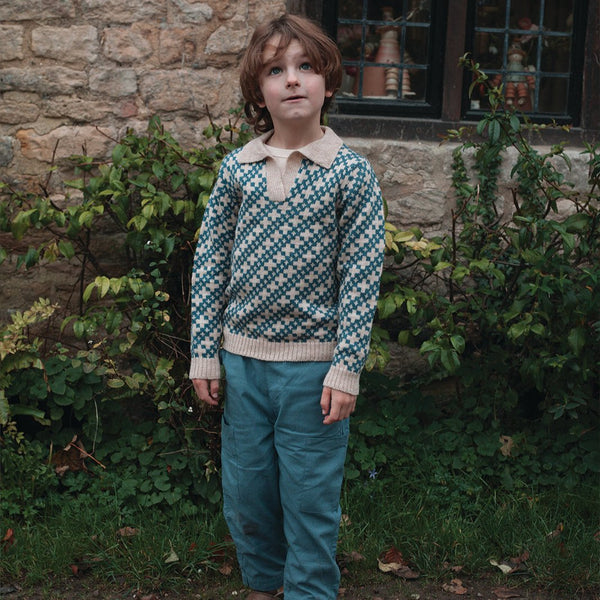 OAK PANTS, BLUE