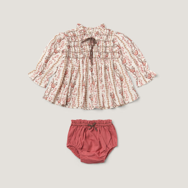 LITTLE PARVATI SET, FALL VINE PRINT & DUSTY CEDAR