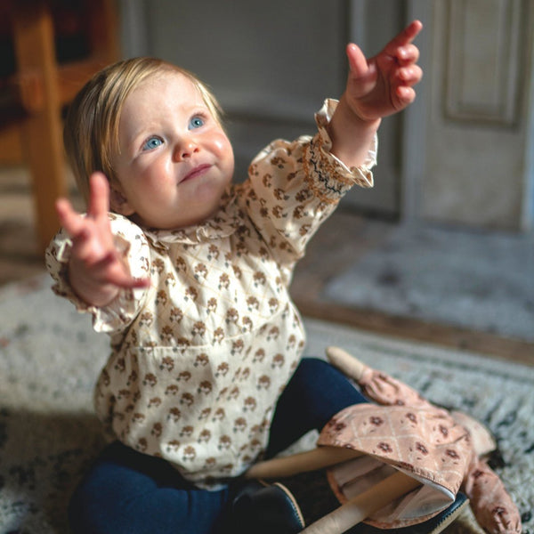 JUNIPER ROMPER, TEXTURED FLORAL