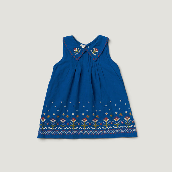 SOFIA SHIFT DRESS, AEGEAN BLUE