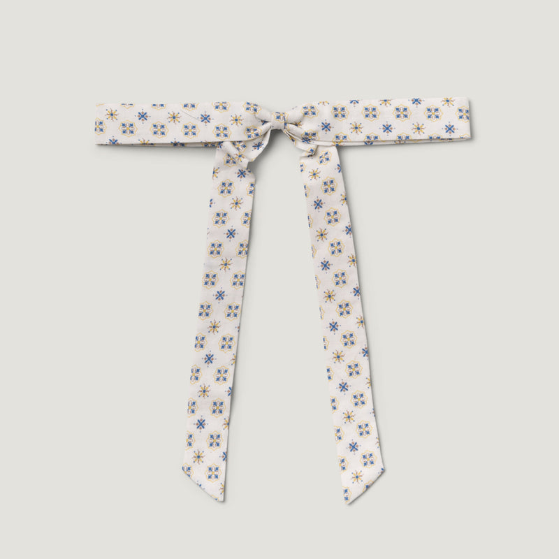 RIBBON BOW, TILE PRINT