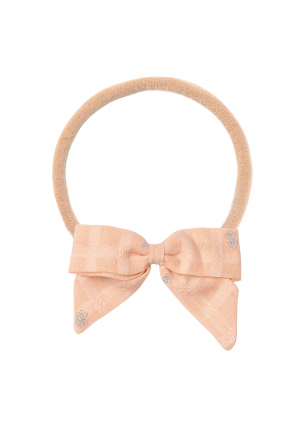 HEADBAND BOW, FALLEN FLOWER