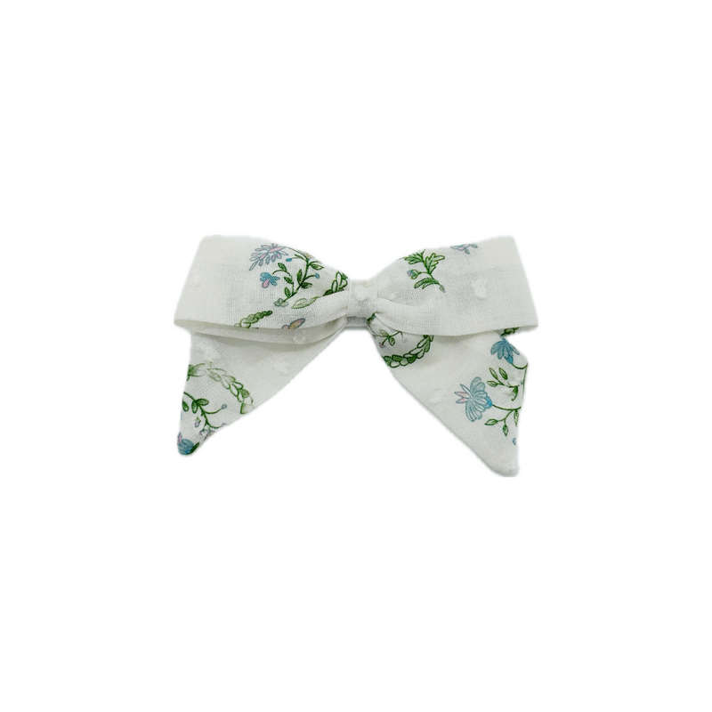 SMALL BOW, FLORAL VINE