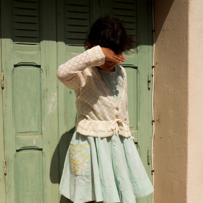 CARDIGAN, ALMOND