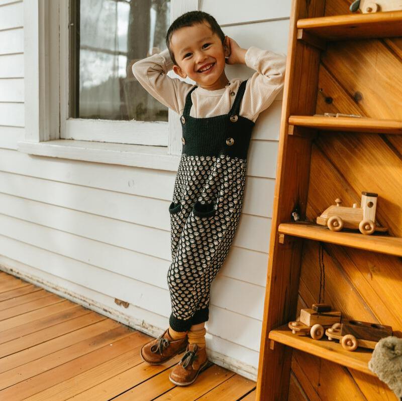 ACORN JUMPER, CYPRESS AND CREAM