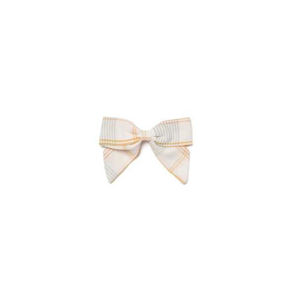 BOW, MULTICOLOR PLAID