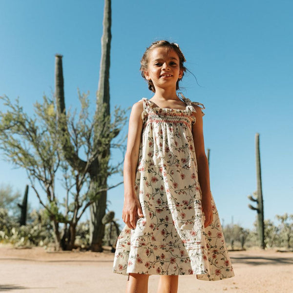 DAHLIA DRESS, DESERT VINE PRINT