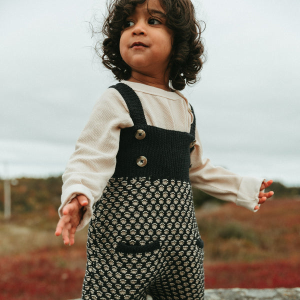 ACORN JUMPER, NAVY AND CREAM