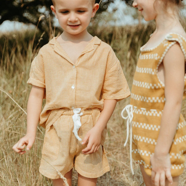 BIRCH SHORTS, TINY CHEX