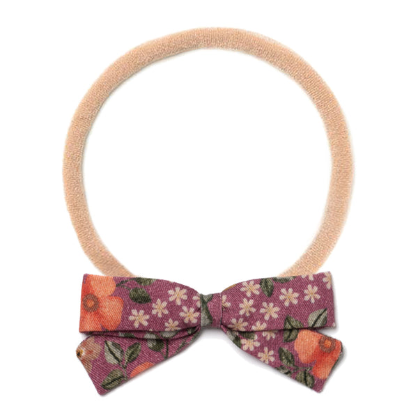 HEADBAND BOW, BIDDY FLORAL