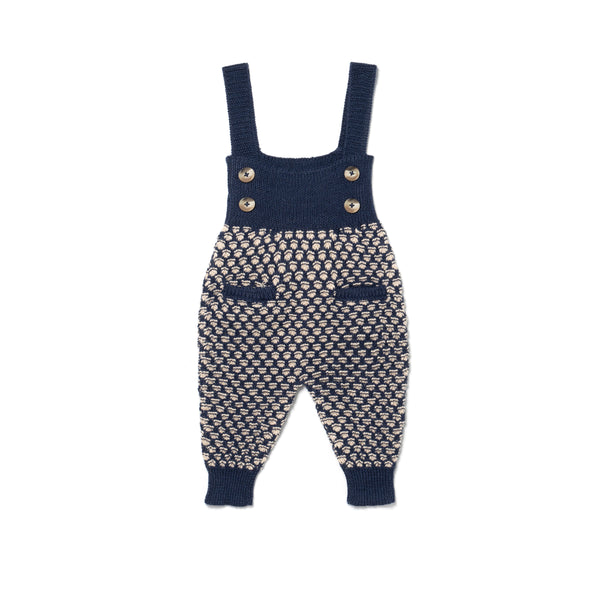 ACORN JUMPER, NAVY AND CREAM