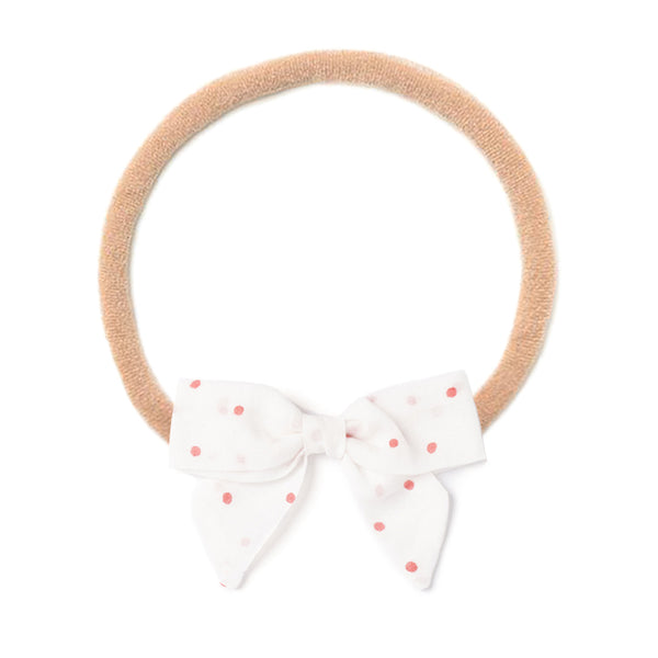 HEADBAND BOW, POLKA DOT