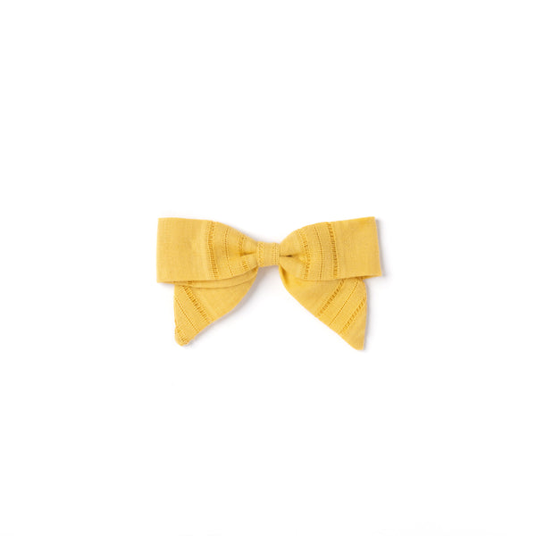 SMALL BOW, MUSTARD