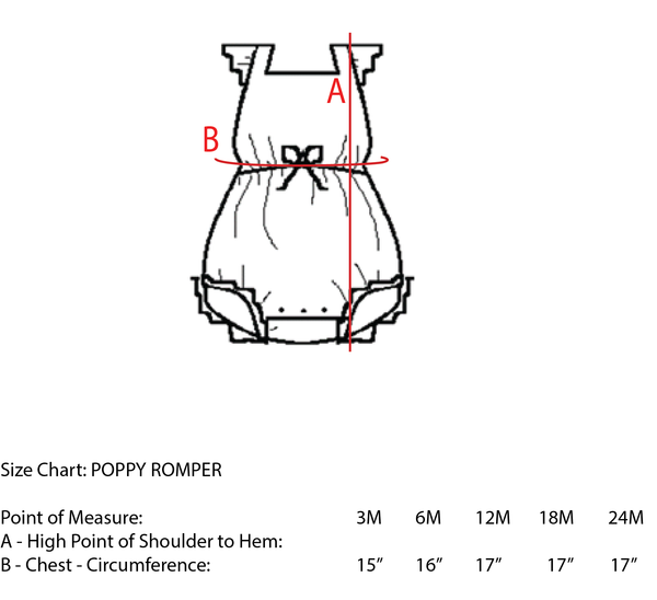 POPPY ROMPER, FLOWER POT