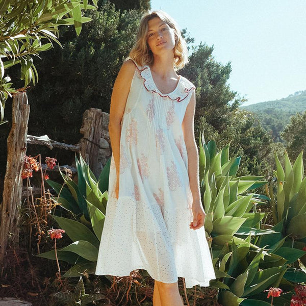 WOMEN'S DAFFODIL DRESS, FLOWER POT