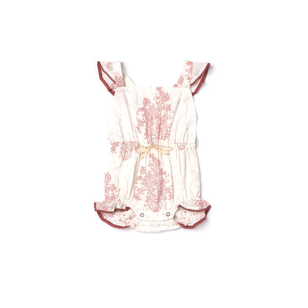 POPPY ROMPER, FLOWER POT